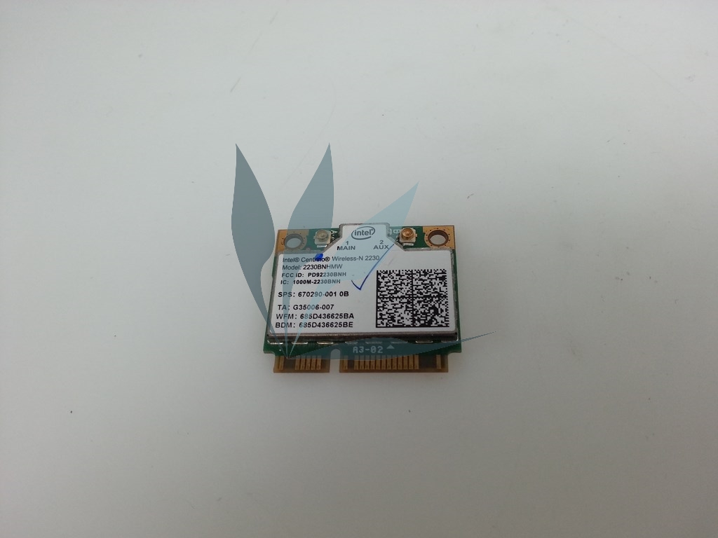 Carte interne slim pour connexion sans fil Wifi et Bluetooth pour pour Asus R900V.